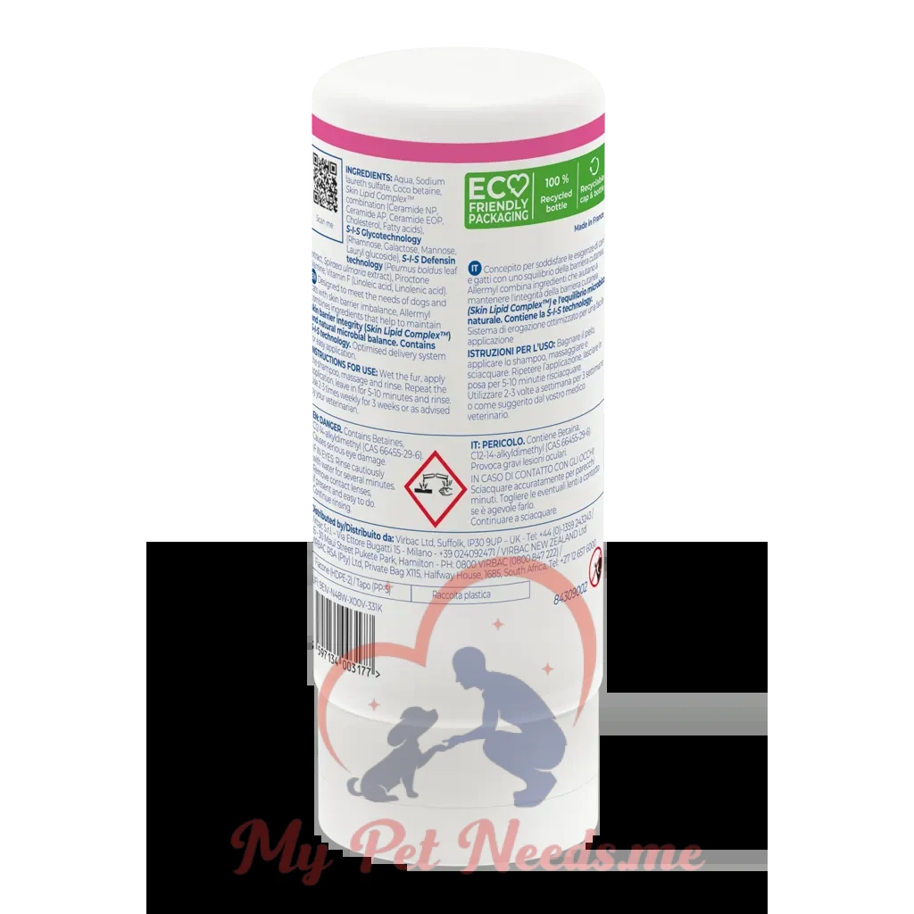 Virbac Allermyl Shampoo for Dogs & Cats 3 Allermyl ShampooVirbac