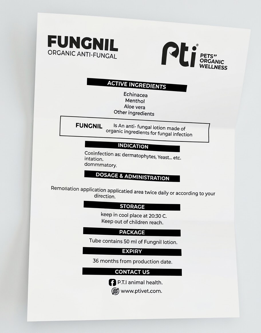 Fungnil lotion for pets - organic antifungal lotion 50ml 4 Fungnil lotion for pets - organic antifungal lotion 50ml